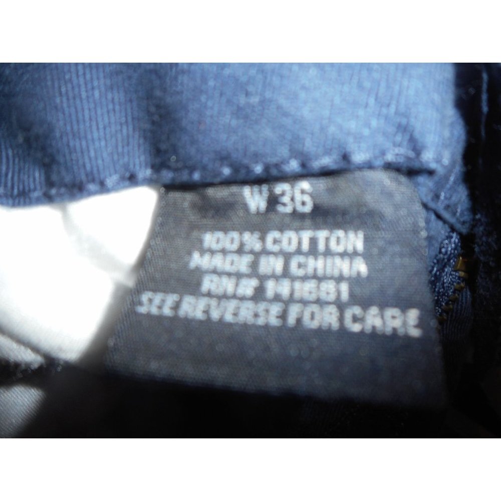 Blue twill Cargo Men's Shorts Sz 36 100% cotton - Picture 2 of 7